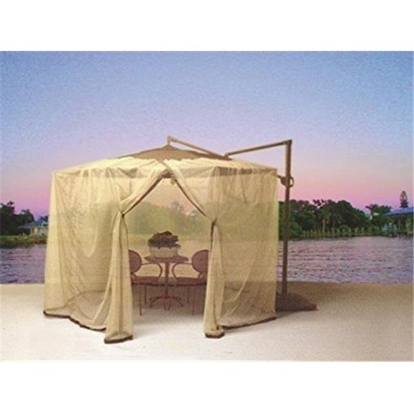 Shade Trends Shade Trends C-Net Beige Cantilever Mosquito Net; Beige C-Net Beige